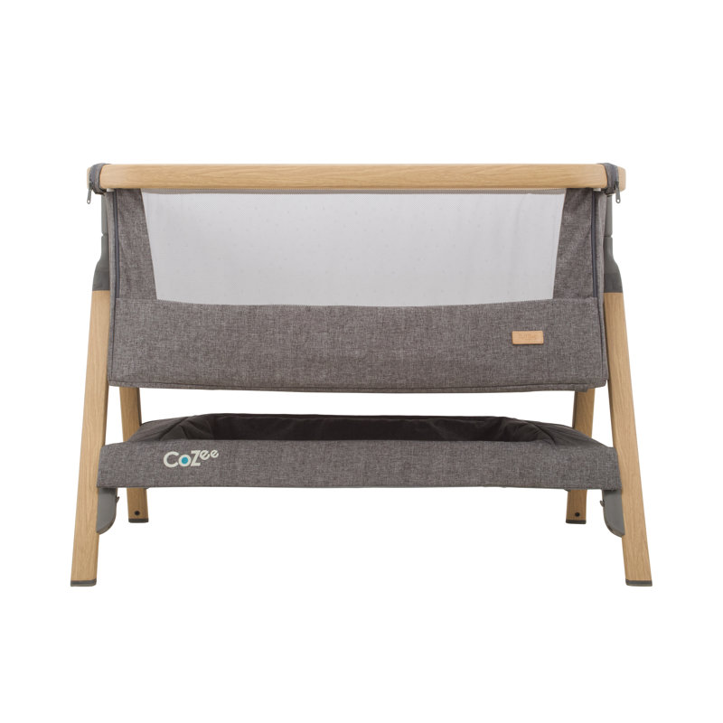 Tutti Bambini CoZee Bedside Crib, Charcoal
