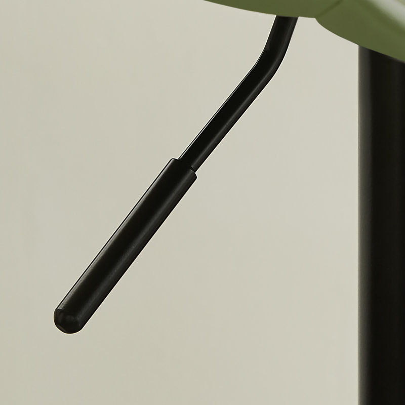 Tabouret de bar réglable rond en similicuir Roundhill Furniture Kovyn, ensemble de 2, vert, Vert