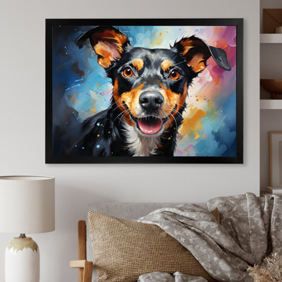 " Popart Rat Terrier Rascal "