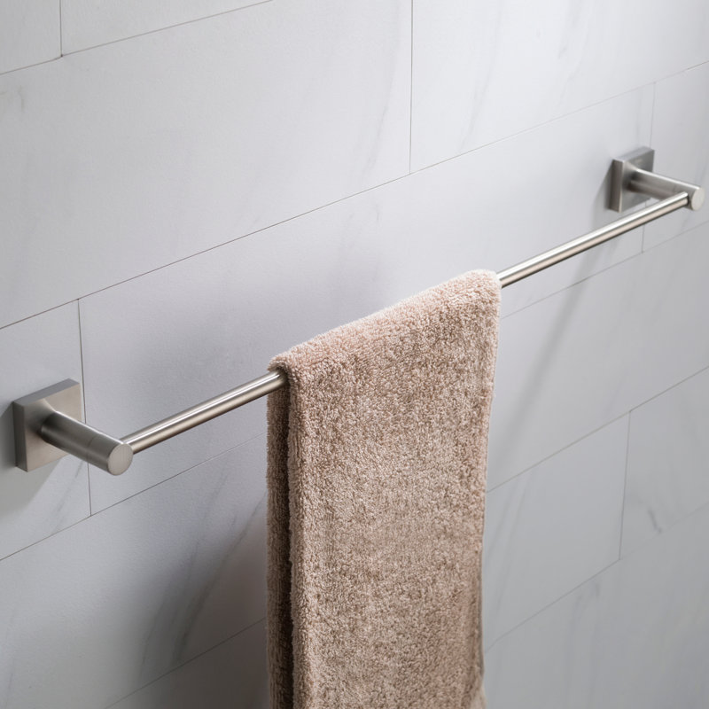 Barre à serviettes murale 25,38 po Ventus, Nickel brossé