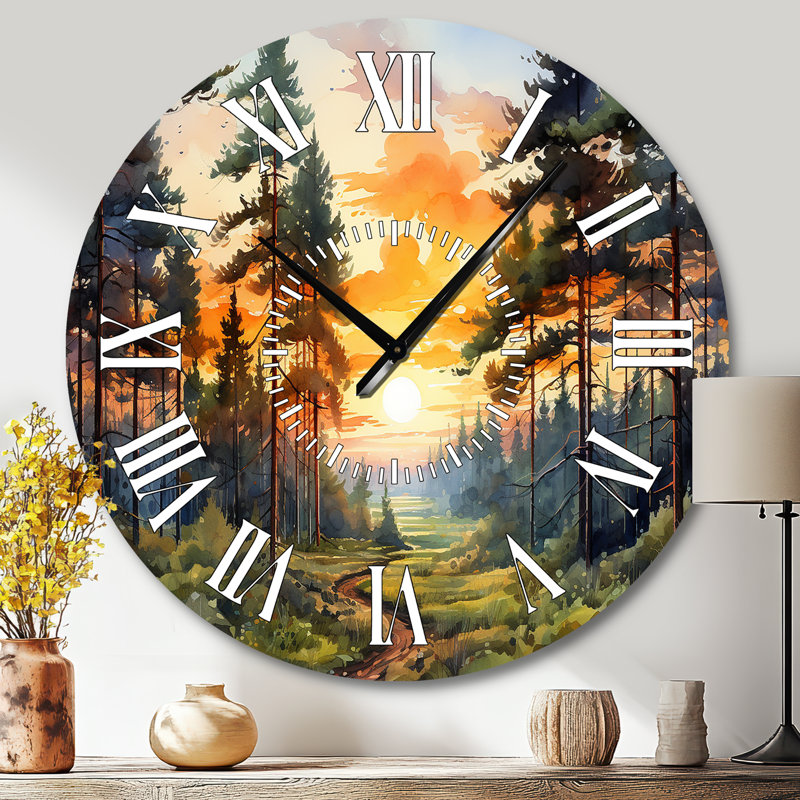 Horloge murale pin, Grand
