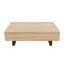 Table basse à plateau coulissant avec rangement caché et plateau de table extensible