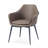 Teegan 19'' H Upholstered Metal Armchair-438107533-463156451