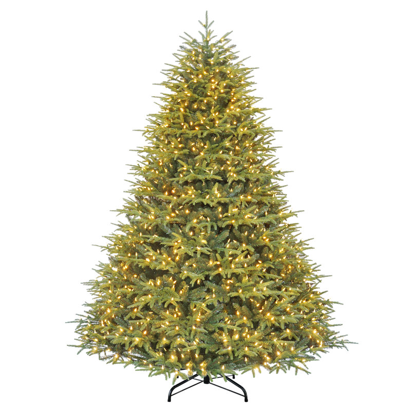8.5' Pre-Lit Artificial Fraser Fir Tree with 1400 Dual-Color LED Lights and a Fresh Christmas Tree Scent Dispenser, 8.5' H
