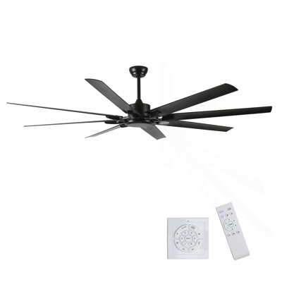 75 Inch Industrial DC Motor Ceiling Fan No Light