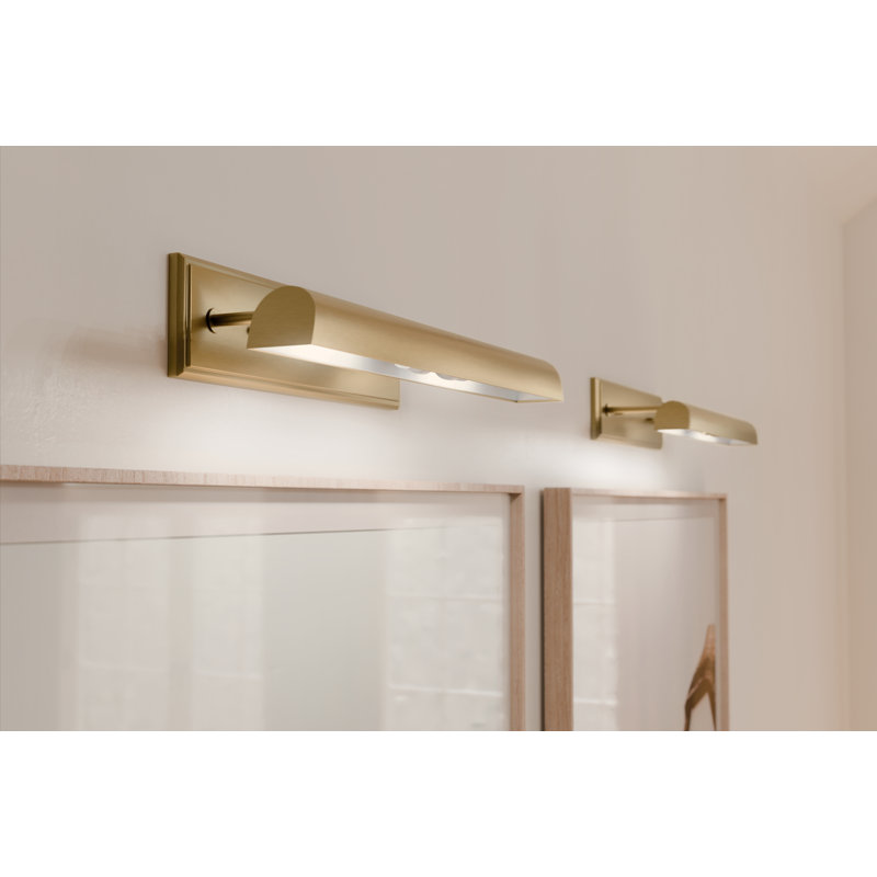 Lampe pour tableau à intensité variable, Bronze, H 4,75 po x l 24,25 po x P 8,5 po