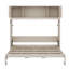 Lit escamotable avec armoire de rangement, lit escamotable en bois, cadre de lit mural plié