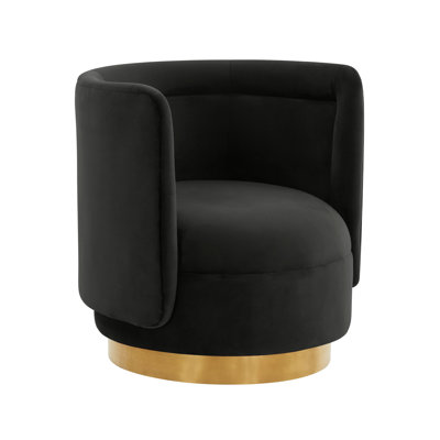 Velvet Barrel Chair