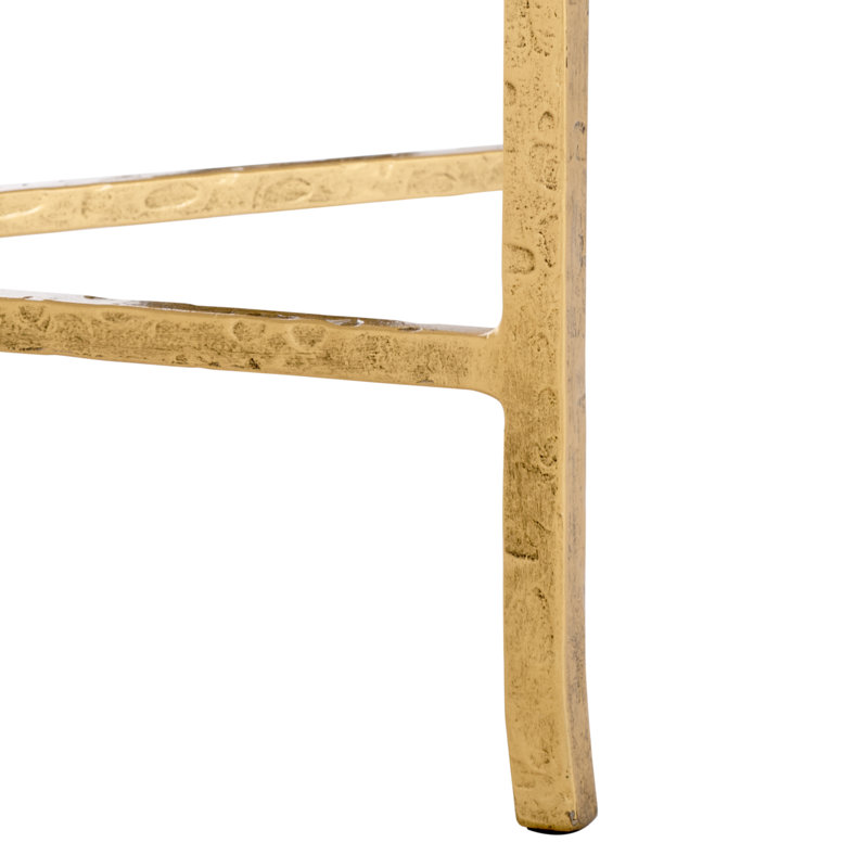 Markley Forged Metal Half Moon Console Table