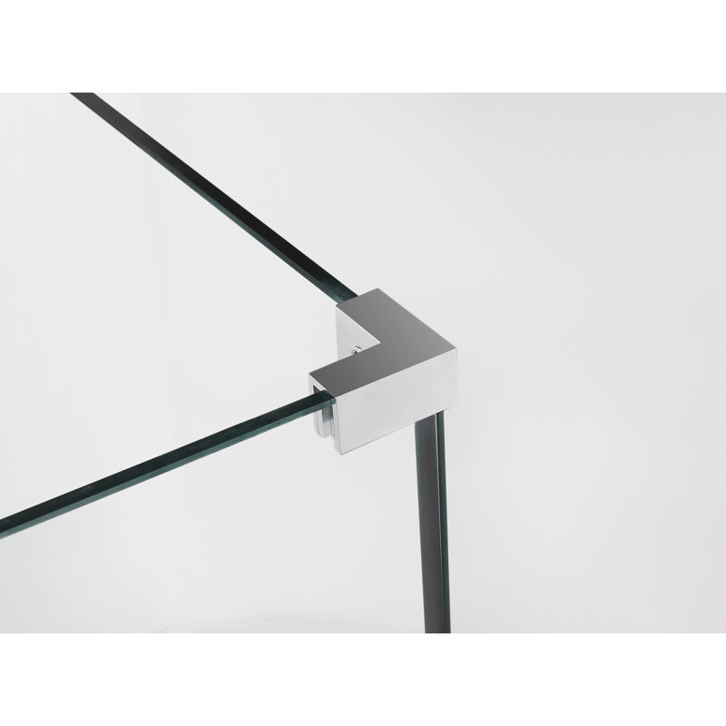 Bromley GS 60" x 72" Clear Glass Frameless Corner Shower Enclosure
