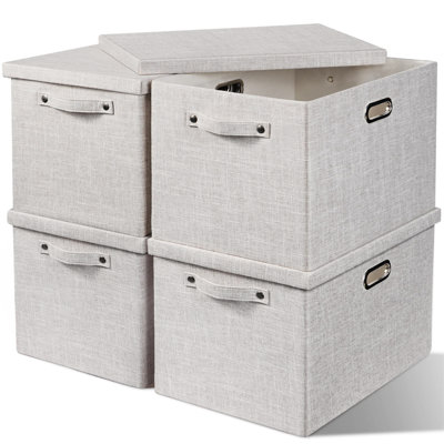 Ebern Designs Fabric Decorative Bin
