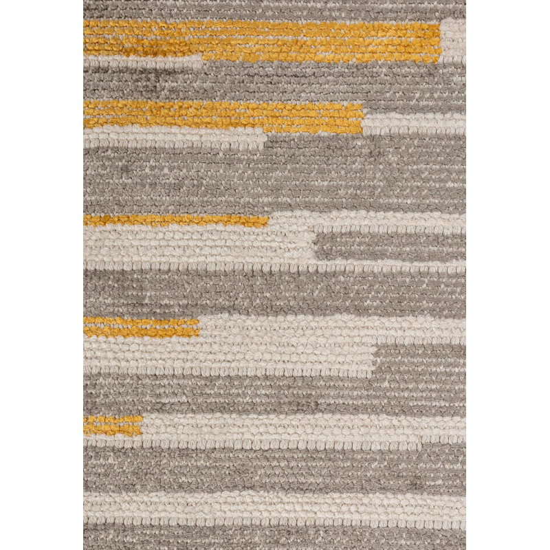 Contemporain à grand losange géométrique asymétrique, Rectangle 6 pi 7 po x 9 pi 10 po