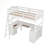 Haninah Kids Twin Loft Bed with Drawers
