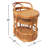 Ambrielle Rattan/Wicker Bar Cart-387748832-397462951