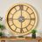 Curlie Solid Wood Wall Clock