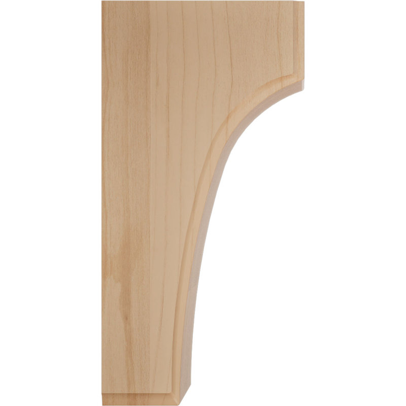 Clarksville 8'' H x 3.5'' W x 4'' D Wood, Alder, 8" H x 3.5" W x 4" D