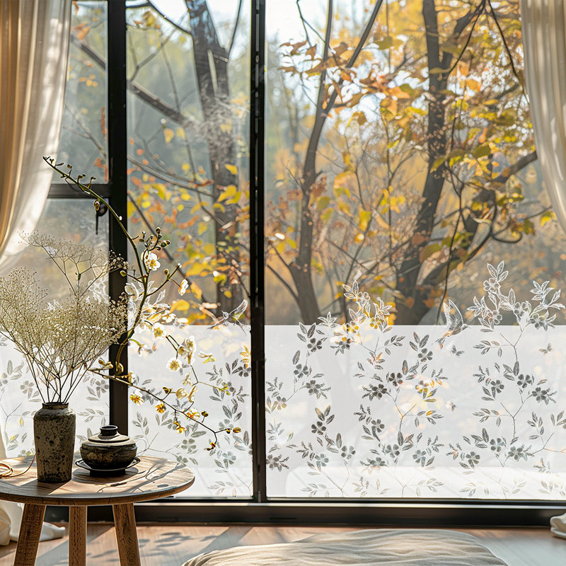 Adhésif décoratif chinois pour fenêtre et plantes chinoises