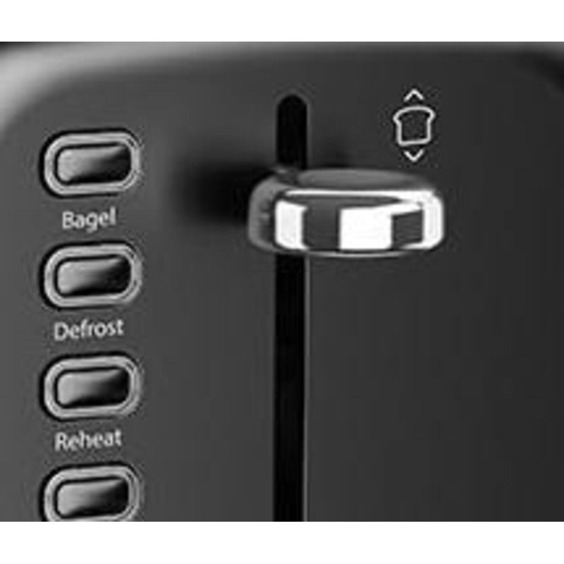 This Black Stainless Steel Double-Slot Toaster Features An Extra-Wide Slot, 7 Baking Settings, 4 Core Functions, And A Removable Crumb Tray, Making It Practical And Easy To Clean.