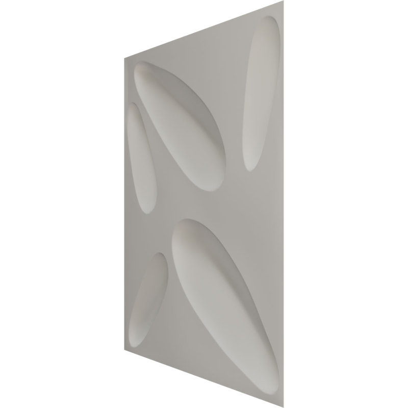 Panneau mural décoratif 3D Petal EnduraWall, Beige fumé satiné UltraCover