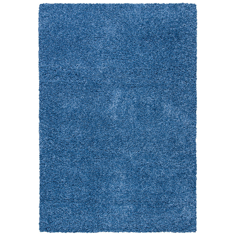 Tapis décoratif bleu Shailene, Rectangle 5 pi 3 po x 7 pi 6 po