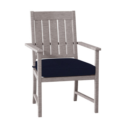 Croquet Patio Dining Armchair with Cushions