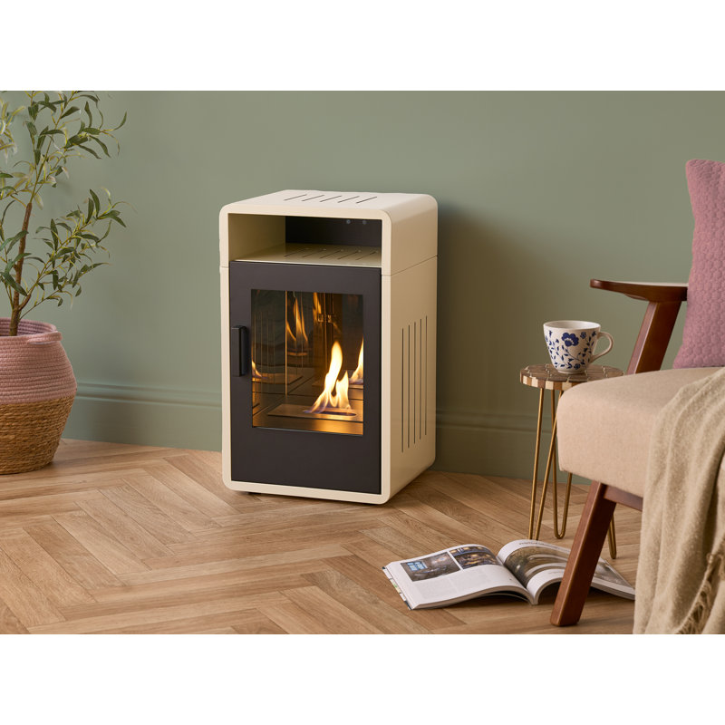 Adam Bellini Bio Ethanol Stove, Cream