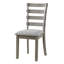 Ensemble de 2 chaises d'appoint Cushra