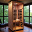 Sauna à infrarouges lointains et luxueux en verre