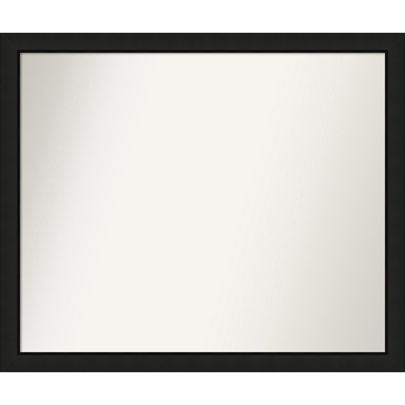 Phil Solid Wood Wall Mirror, Rectangle, 31.25" x 37.25"