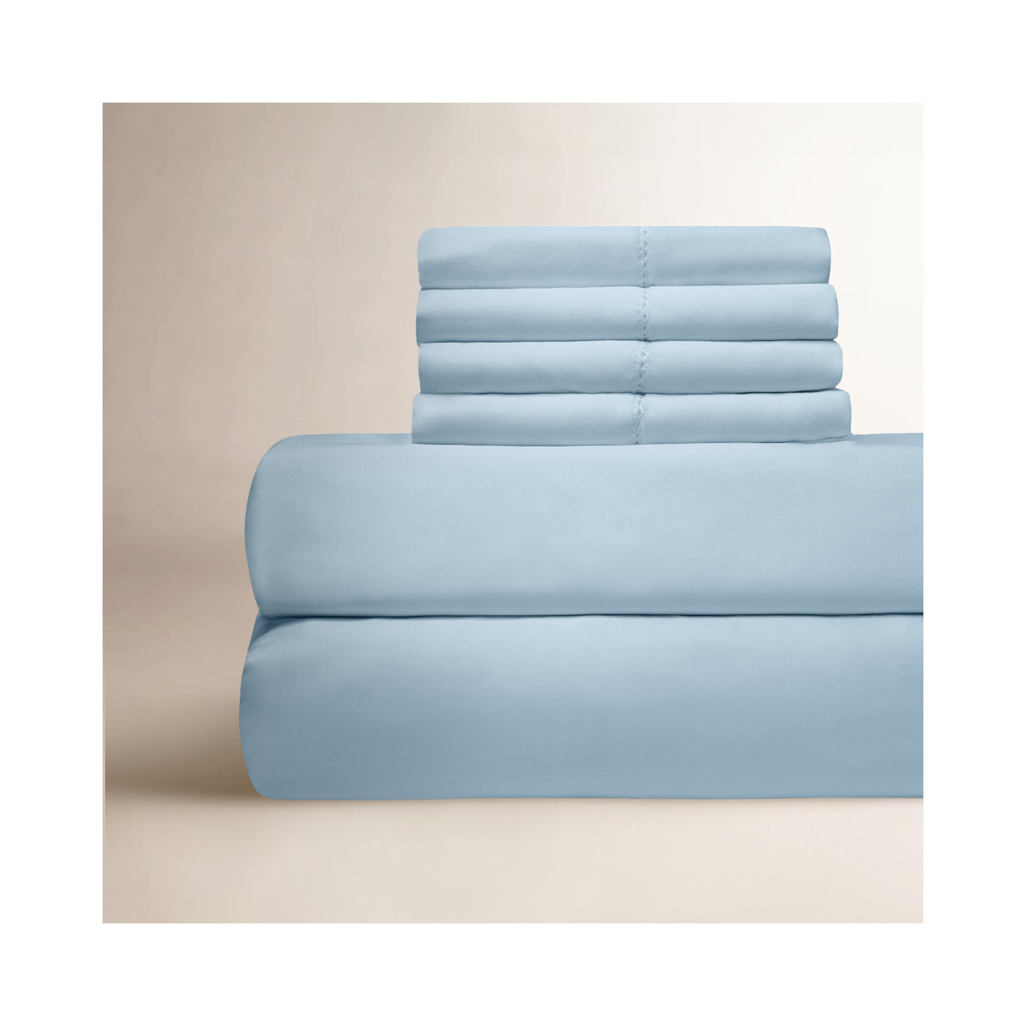 Briani Cotton Blend Sheet Set, Full, White
