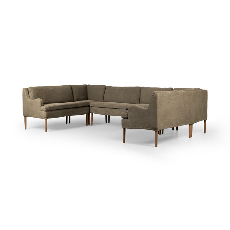 Aurelia 6 - Piece Modular Slipcovered U-Sectional