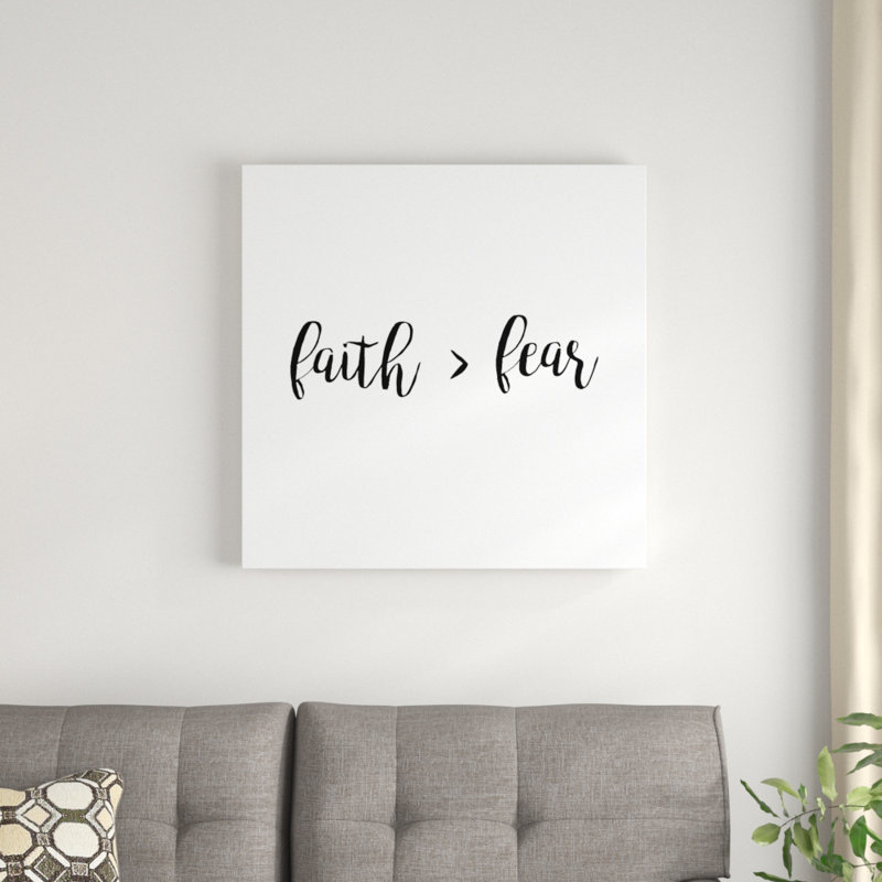 «Quotable VII», art textuel sur toile, H 30 po x l 30 po
