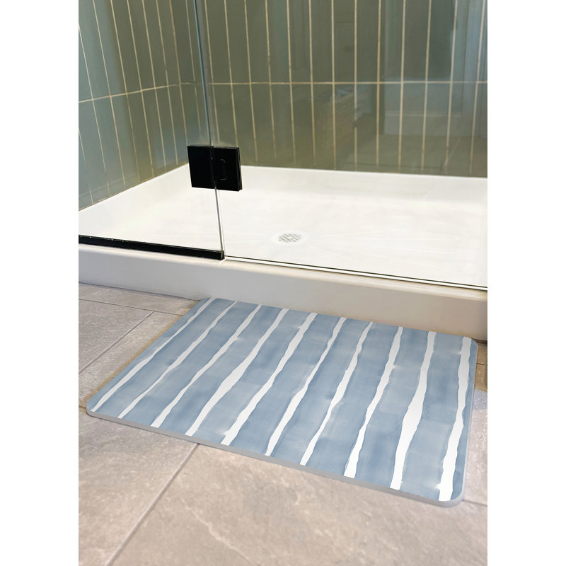 Camila Blue Stone Quick Drying Mat