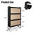 28 Pair Shoe Storage Cabinet with 3 Flip Drawers-429986987