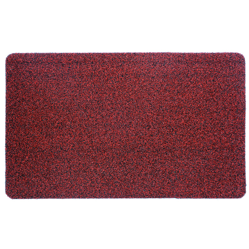 Tapis de porte Berglind, rouge