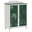 Cabinet with Two Doors and Chalkboard Front ROROS Sideboard Storage