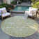 Machine Washable Indoor/Outdoor Xhevrie Sage Rug