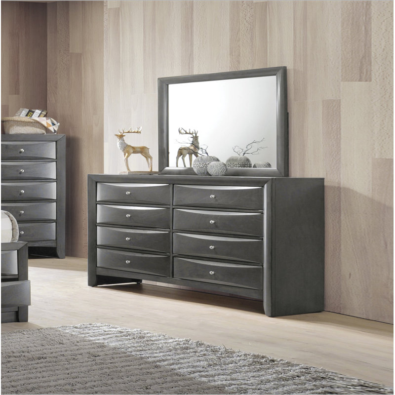 Commode en chêne gris Irlande, Gris
