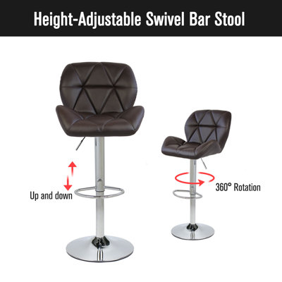 Stewartsville 3-Piece Pedestal Faux Leather Dining Set