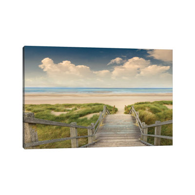 Welcome Beach by Mike Calascibetta - Wrapped Canvas Gallery-Wrapped Canvas Giclée