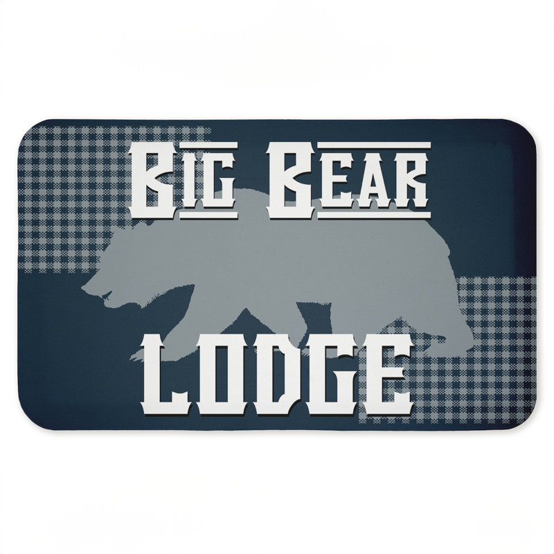 Tapis de sol Big Bear Lodge imprimé par Kim Allen, 30 po x 18 po