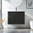 Bathroom Vanity Cabinet with Sink  Wall Mounted Bathroom Vanities with Ceramic Sink Floating Fluted Sink Vanity with Drawers,Modern,-1129335159-1139921606
