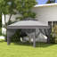 Brynja 3 x 3 m Pop Up Gazebo with Netting, Height Adjustable-771603477