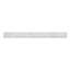 White Carrara 1" x 12" Quarter Round Marble Look Wall Liner