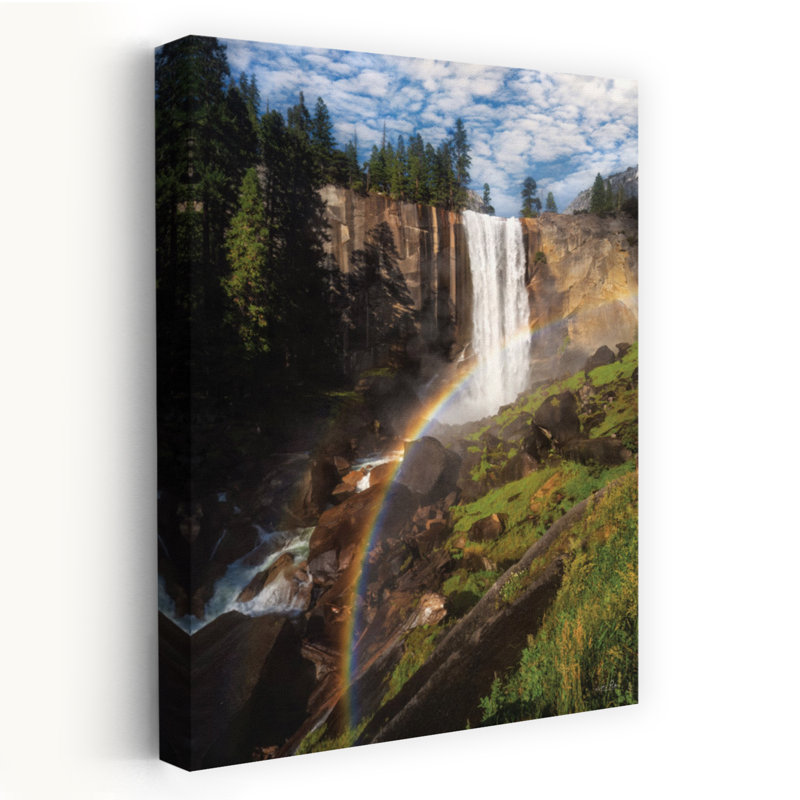 Vernal Fall, Yosemite - Photographie contemporaine Vernal Fall Yosemite Art, H 24 po x l 16 po