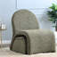 Chaise longue compacte en chenille