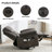 38.5" W Leather Swivel Recliner Chair with Massage and Heating-1942709123
