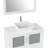 Ravenna 36" Freestanding Single Sink Bathroom Vanity with Engineered Marble Top and Matching Mirror-757000837-712313581