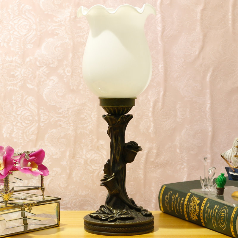 Aavyan Resin And Metal Desk Lamp