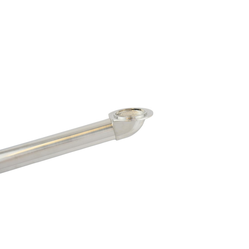 Toe Tap Extended Waste and Overflow Tub Drain P0007E by Strom Living, Matte Nickel